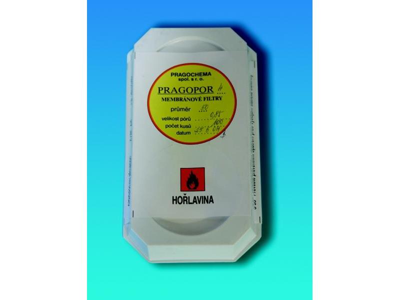 Pragopor 50/2 póry 2,50±0,50µm, Ø 50mm, bal=100 ks
